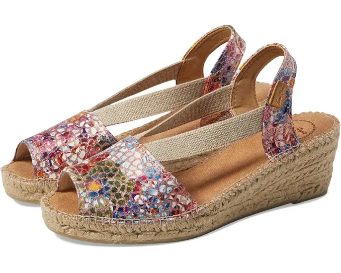 Эспадрильи Teide-PM от Toni Pons с открытым мысом и джутовой подошвой