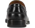 Мокасины Tyler Flex Penny из премиальной кожи с круглым носком и квадратным каблуком