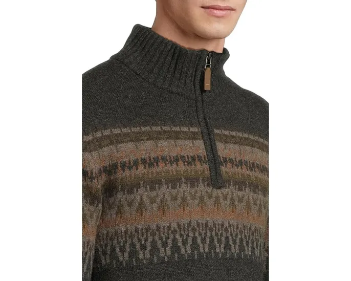 Свитер Royal Robbins Arch Rock 1/4 Zip с узором Fairisle из тонкой шерсти мериноса