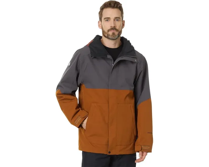 Куртка Volcom Brighton Full Zip с технологией Tech и защитой от непогоды