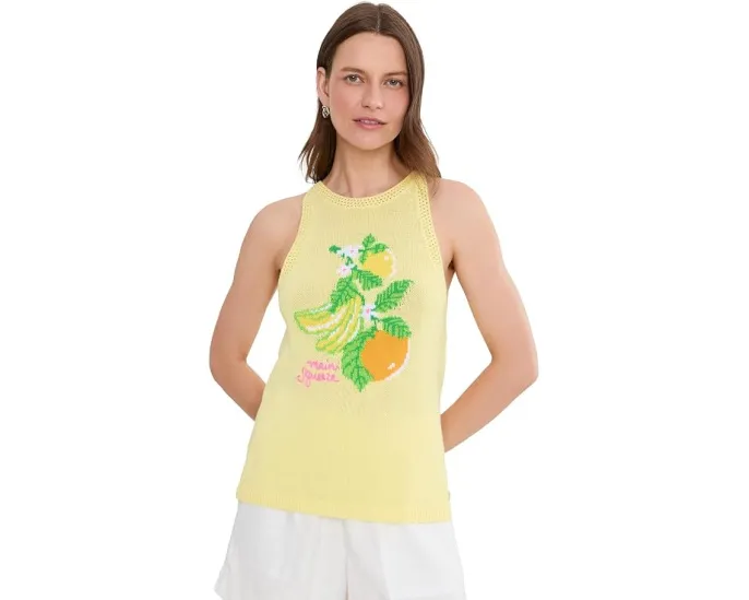 Lilly Pulitzer Топ-свитер Emra с вязаной отделкой
