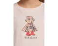 Футболка Cedar Teddy Cape от Burberry Kids с резинкой на горловине
