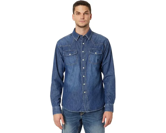 Джинсовая рубашка Ariat Denim Retro с приталенным кроем