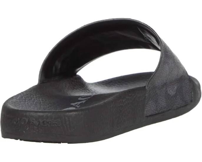 Сандалии COACH Udele Slide с фирменным принтом