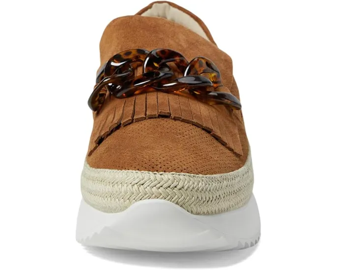 Vaneli Qerene мокасины с мраморным цепным декором и бахромой