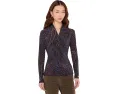 Lauren Ralph Lauren Топ Paisley Stretch Jersey с запахом