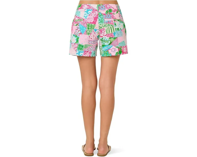 Шорты Callahan Mid-Rise с карманами и прямым кроем от Lilly Pulitzer