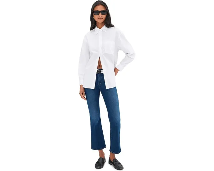 Рубашка Madewell The Easy Shirt In Poplin свободного кроя