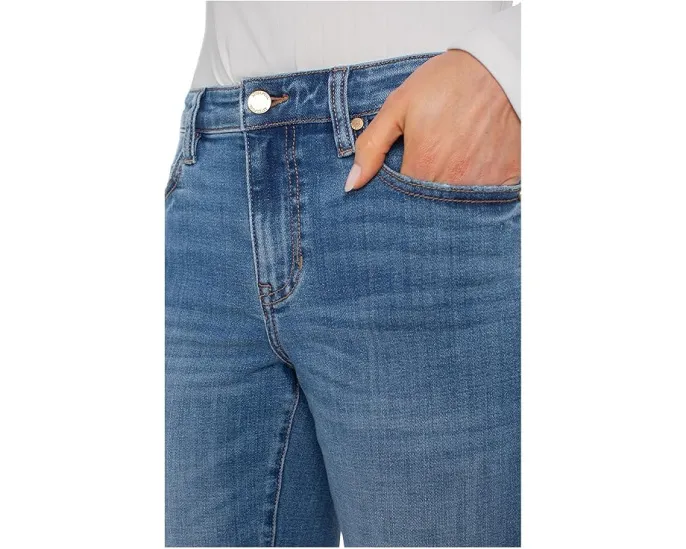 Liverpool Los Angeles Marley Mid-rise Girlfriend джинсы с манжетами