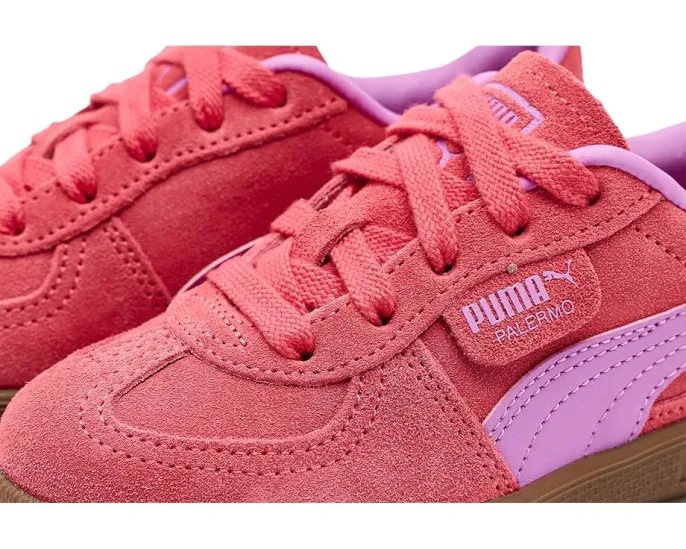 Детские кроссовки Puma Palermo с кожаным верхом и резиновой подошвой