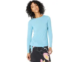 Длинный рукав Jamie Sadock Sunsense с круглой горловиной из нейлона и спандекса