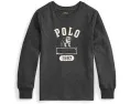 Длинная футболка Polo Ralph Lauren Kids с принтом из хлопкового джерси для малышей и детей младшего возраста