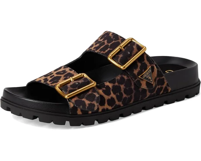 Сандалии Fasten от GUESS с платформой и двойной пряжкой из замши