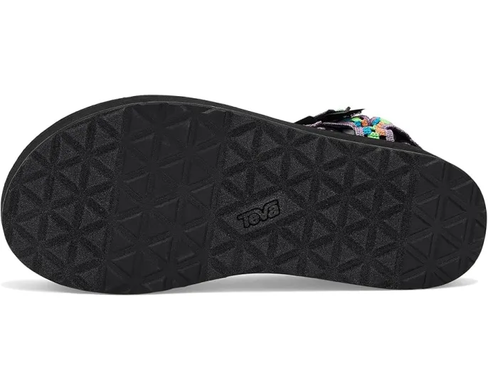 Сандалии Teva Flatform Universal Prism с ремешками в стиле вязания крючком