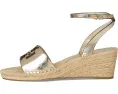 Эспадрильи Tory Burch Ines Wedge Espadrille 50Mm на танкетке с ремешком на щиколотке