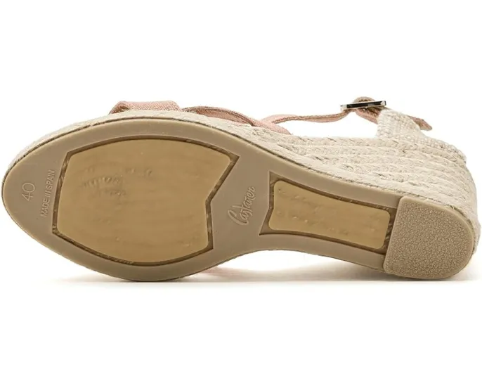 Босоножки CASTANER Bruna Wedge на танкетке из органического хлопка
