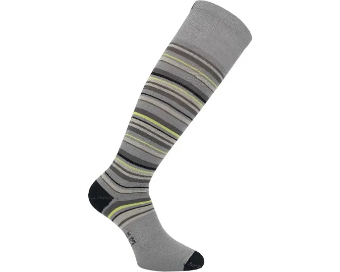 Носки Eurosock Wool Superlite Ski 2-Pack из мериносовой шерсти с полосками