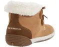 Merrell Kids Bare Steps Cocoa детские зимние ботинки с широким носком и мемори пеной