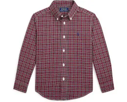 Клетчатая рубашка Polo Ralph Lauren из поплина для малышей