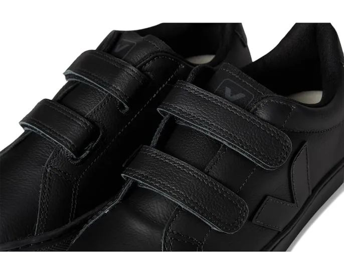 Детские кроссовки VEJA Small Esplar с кожаным верхом и застежкой на липучке