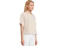 Рубашка Striped Boxy Button Down от Lilla P свободного кроя