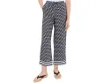 Брюки Printed Pull-On из сатинового твила Madewell цвет Classic Navy
