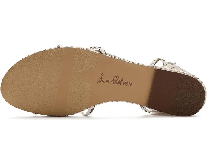 Сандалии Sam Edelman Ellina Braid с плетеными ремешками и круглым носком