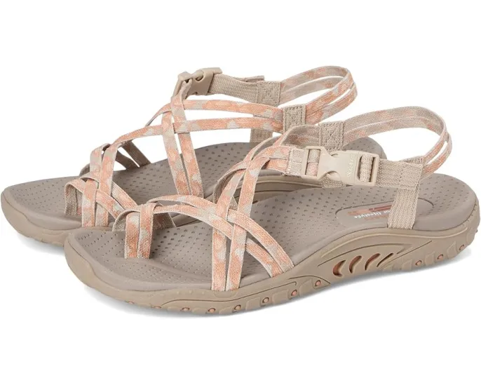 Сандалии Skechers Reggae Positive Space с технологией Stretch Fit и подошвой Reggae