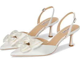 Туфли Badgley Mischka Giovanna на шпильке с шелковым верхом и двойным бантом
