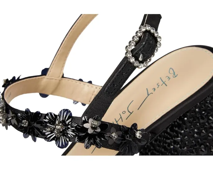 Босоножки на устойчивом каблуке Blue by Betsey Johnson Drue с ремешком и открытым носком