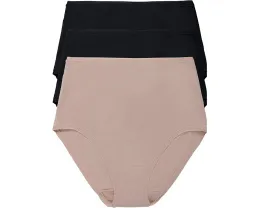 Трусики Bliss Bare Cotton High Waist 3 шт с высокой посадкой и полным покрытием