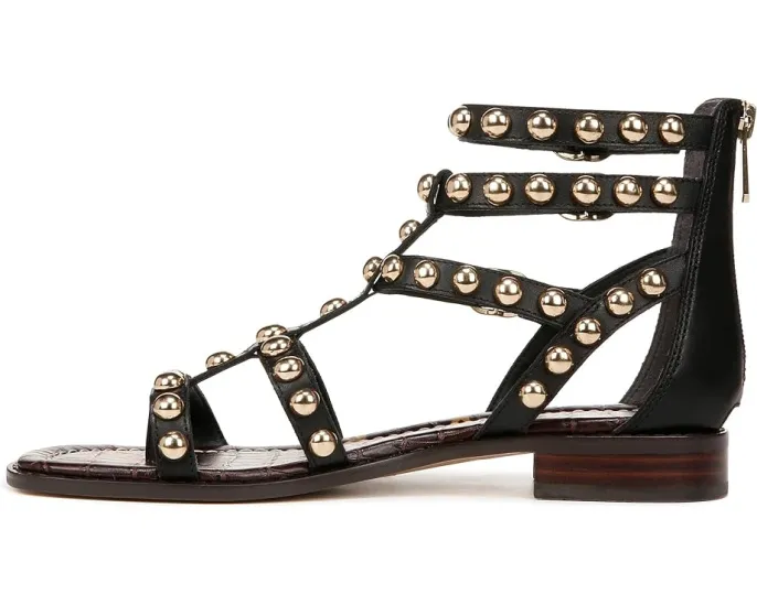 Плоские сандалии Sam Edelman Estella с заклепками и ремешком на щиколотке