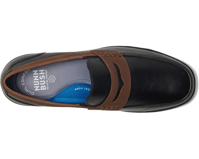 Лоферы Nunn Bush Luca Moccasin Toe Penny с мокасиновым носком и стелькой Dual Comfort