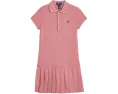 Платье Polo Ralph Lauren плиссе из сетки stretch с поло