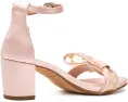 Детские сандалии Steve Madden Kids Abigl с квадратным каблуком и цветами