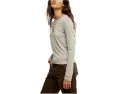 Футболка Free People Nova Tee с длинным рукавом из смеси органического хлопка и переработанных материалов