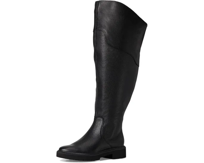 Naturalizer Сапоги Scarlette Extra Wide Calf выше колена на платформе с миндалевидным носком