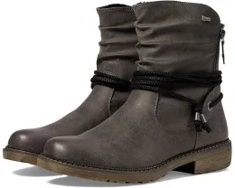 Spring Step Kathie с круглым носком и декоративной шнуровкой на голенище