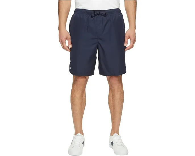 Легкие теннисные шорты Lacoste Diamond Taffeta с принтом