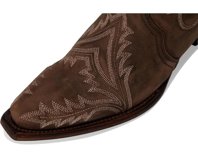 Corral Ботинки L6213 с песочной вышивкой на широком голенище