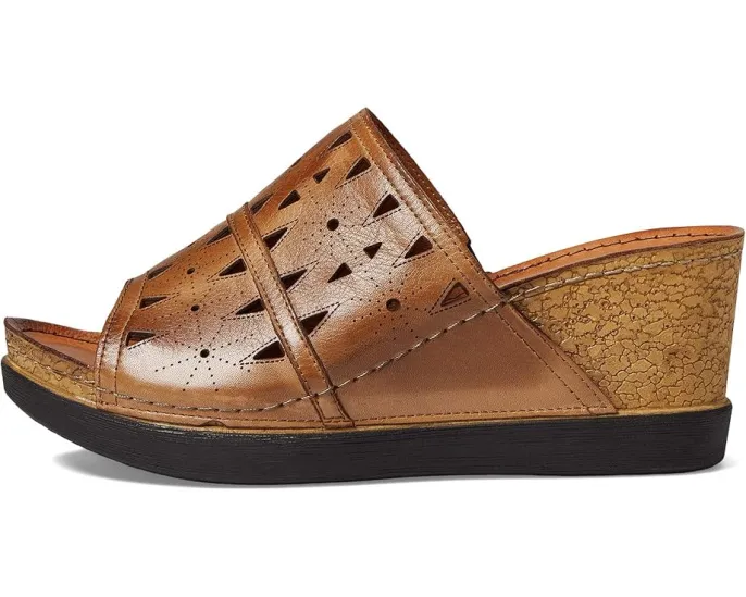Туфли Spring Step Fusawedge на клине с геометрической перфорацией