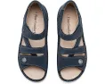 Сандалии Finn Comfort Biella-S Marine Nomad с кожаным верхом и анатомической стелькой