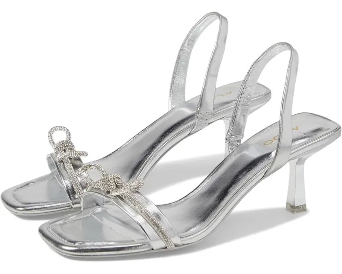 Сандалии ALDO Cindie с декоративным бантом и квадратным носком