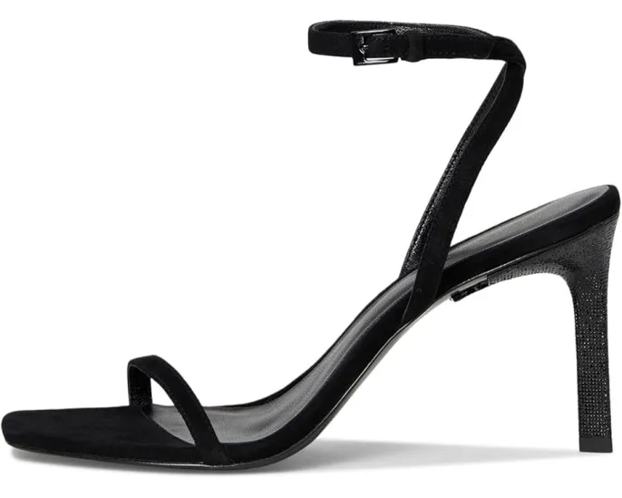 Босоножки Tory Burch на каблуке 90 мм с паве-деталью