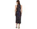 Твидовое платье без рукавов Belting-Print Twill от Lauren Ralph Lauren