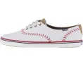 Кроссовки Keds Champion Leather Pennant из кожи с бейсбольной строчкой