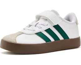 Кеды Adidas VL Court 3.0 на шнурках с липучкой для детей