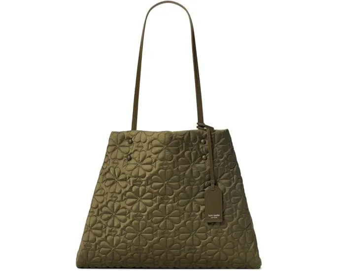 Большая стеганая сумка тоут Kate Spade New York Tilly Quilted с цветочным дизайном