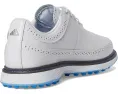 Кроссовки для гольфа Adidas MC80 без шипов с кожаным верхом и технологией Lightstrike + Boost