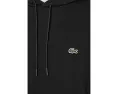 Худи Lacoste из флиса с капюшоном и карманом кенгуру из органического хлопка
